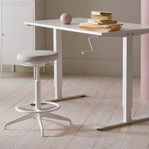 Столешница, белый 120x70 см IKEA SKARSTA СКАРСТА 904.585.65 - фото 7