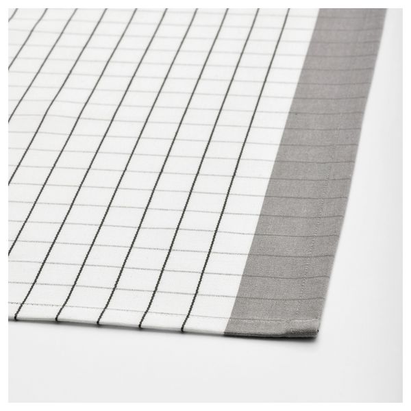 Скатерть ИКЕА/365+, белый, серый (145x240 см) - фото 3