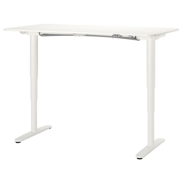 Стол/трансф, белый 160x80 см IKEA BEKANT БЕКАНТ 092.786.87 - фото 1
