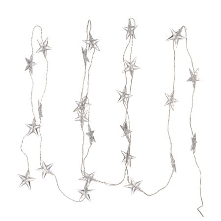 Гирлянда, 24 лампы, для дома и улицы КИЛОМЕТР, звезда