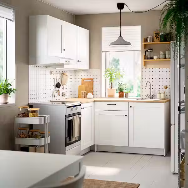 KNOXHULT Угловая кухня - белый каркас - фото 2