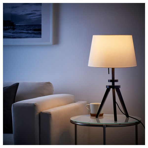 Основание настольной лампы ЛАУТЕРС, коричневый (45 см) - фото 3