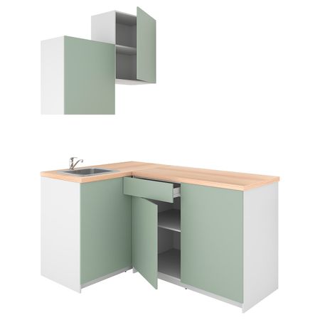 Кухня, серо-зеленый 120x180x260 см IKEA KNOXHULT КНОКСХУЛЬТ 294.091.83