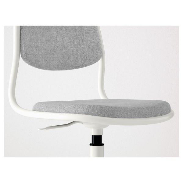 Детский стул ОРФЬЕЛЛЬ, белый, Висле светло-серый - фото 4