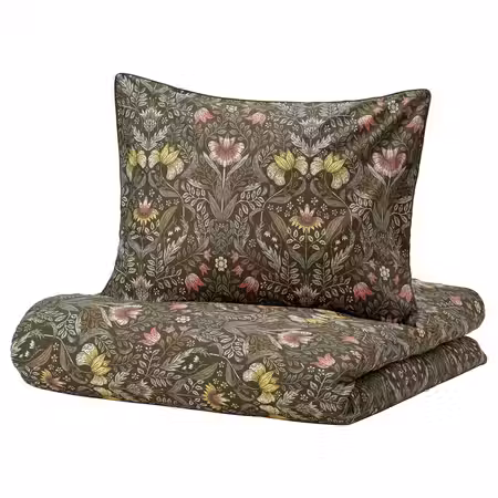 KÄRRDUNÖRT КЭРРДЮНЁРТ Пододеяльник и наволочка