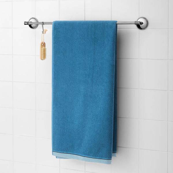 Банное полотенце, синий 70x140 см IKEA ВИКФЬЕРД 704.147.23 - схема-чертеж с размерами