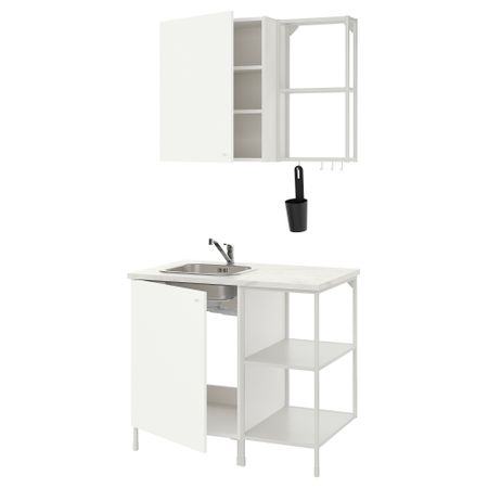 Кухня, белый, 103x63.5x222 см IKEA BEGIVENHET БЕГИВЕНХЕТ 993.368.95