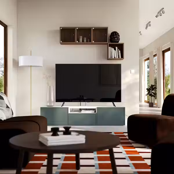 BESTÅ Тумба под ТВ - схема-чертеж с размерами