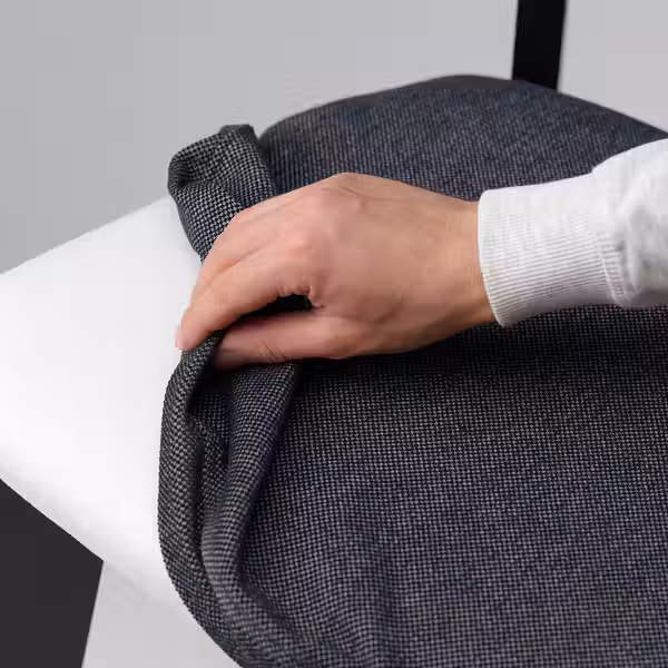 LISABO Стул - чёрный/Tallmyra черный/серый - фото 5