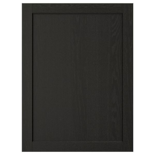 LERHYTTAN Дверь - черная морилка 60x80 см - фото 1