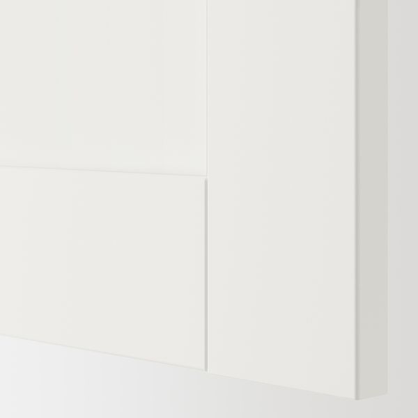 Комбинация для хранения, 120x32x225 см, белый, серый каркас IKEA BEGIVENHET БЕГИВЕНХЕТ 694.802.38 - фото 6