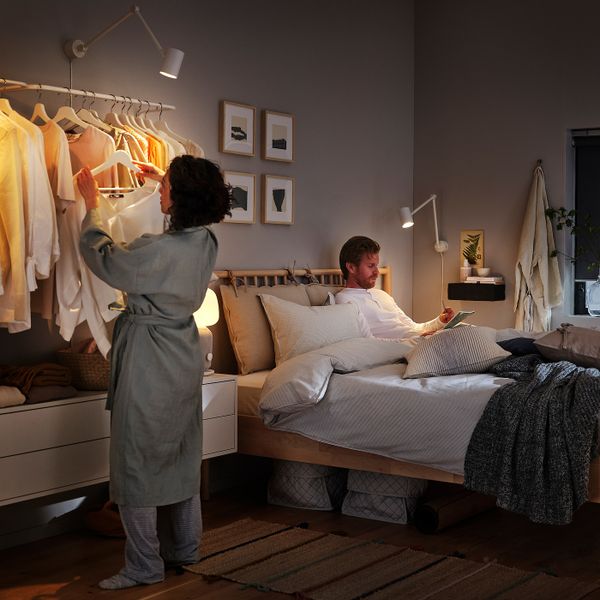 Рабочая лампа/бра, белый IKEA NYMÅNE НИМОНЕ 904.956.81 - фото 5