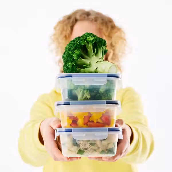 IKEA 365+ Контейнер для продуктов с крышкой - прямоугольн формы/пластик 1.0 л - фото 2