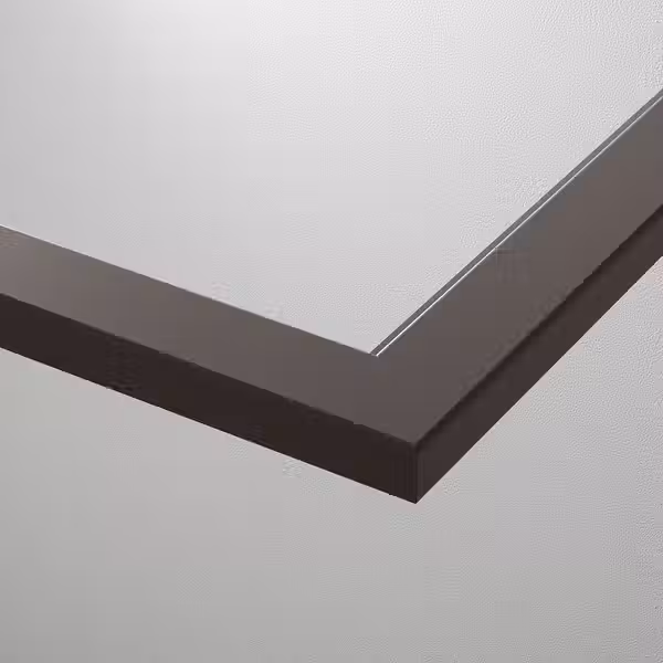 KOMPLEMENT Полка стеклянная - темно-серый 75x58 см - схема-чертеж с размерами