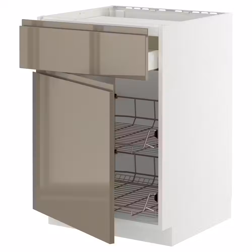 METOD / MAXIMERA Шкаф д/варочной панели/ящик/2пр крз - фото 1