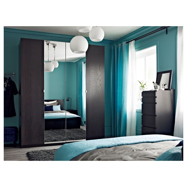 Дверь ВИКЕДАЛЬ, зеркальное стекло - фото 2