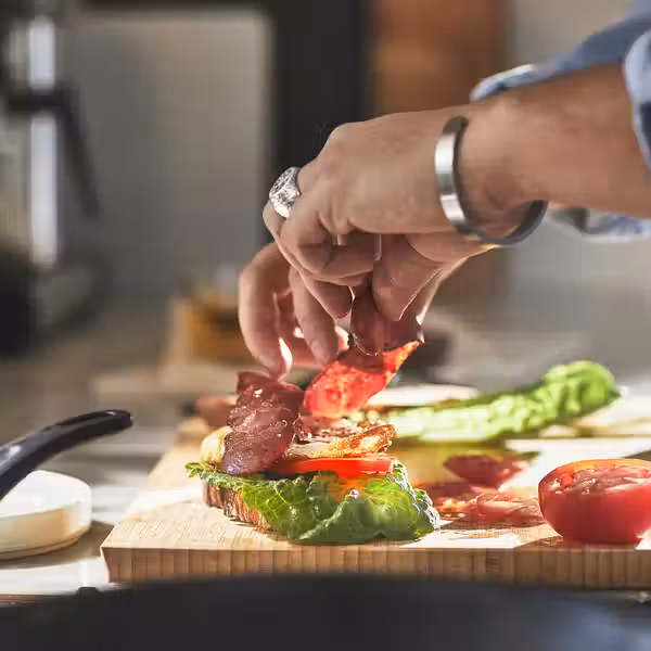 HEMLAGAD Сковорода - антипригарное покрытие чёрный 24 см - фото 3