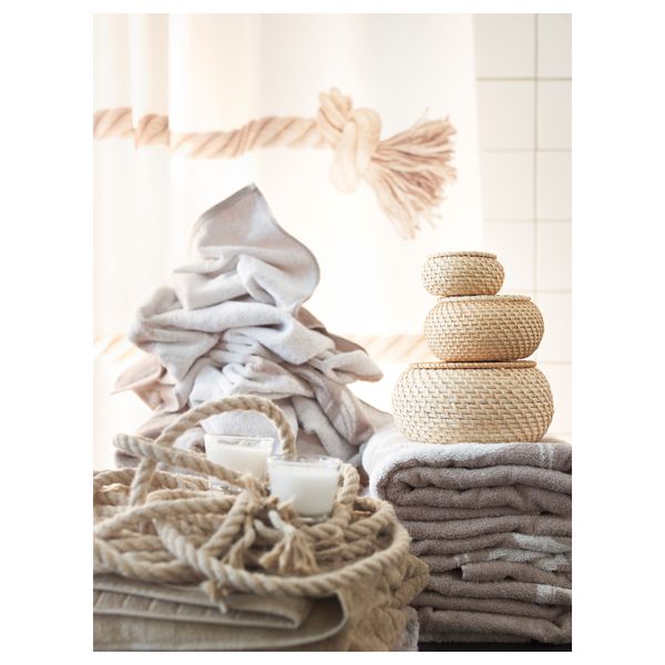 Набор шкатулок,3 штуки ФРЮКЕН, ротанг - схема-чертеж с размерами