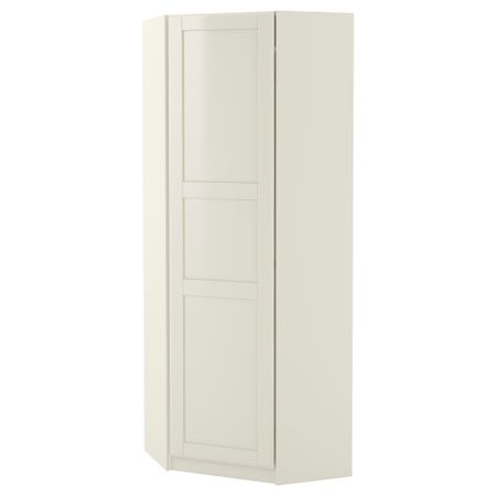Гардероб угловой ПАКС, белый, Тисседаль белый