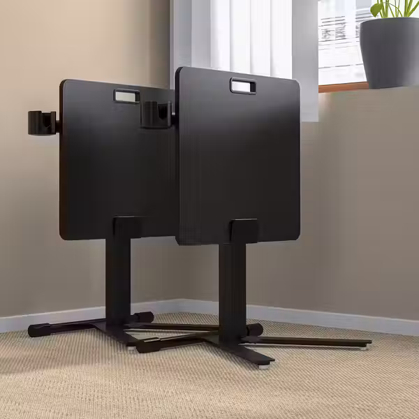 MITTZON МИТТЗОН Стол для ноутбука, на колесиках - чёрный 66x50 см - фото 12