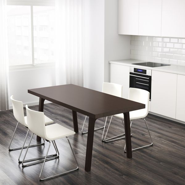 Стол, темно-коричневый/Вэстано темно-коричневый 170x78 см IKEA VÄSTANBY ВЭСТАНБИ 692.271.81 - фото 2
