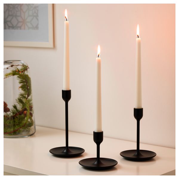 Неароматическая свеча ВИНТЕР 2017, белый (23 см) - схема-чертеж с размерами