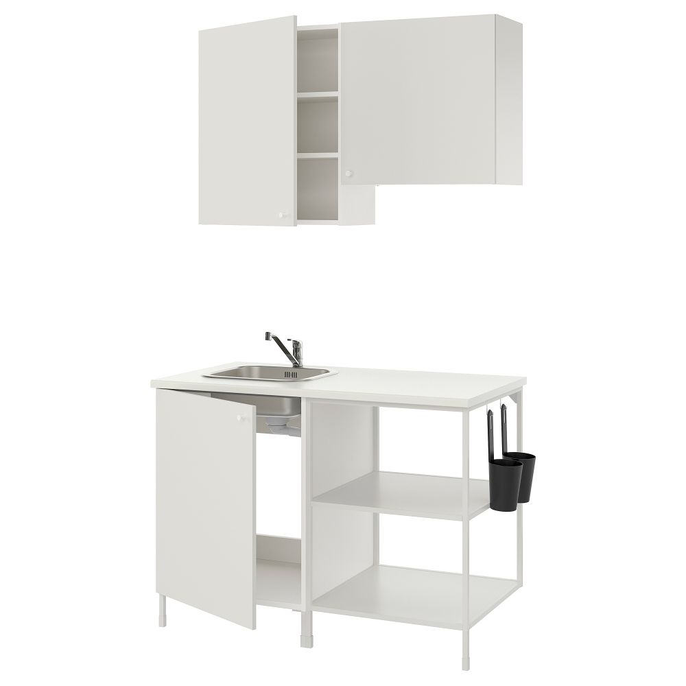 Кухня, белый, 123x63.5x222 см IKEA BEGIVENHET БЕГИВЕНХЕТ 593.370.95 - фото 1