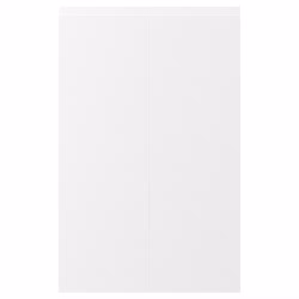 VOXTORP Дверца д/напольн углового шк, 2шт - левосторонний матовый белый 25x80 см - фото 1