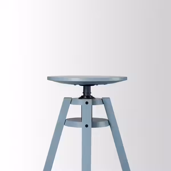 DALFRED Табурет барный - серо-синий 63-74 см - фото 5