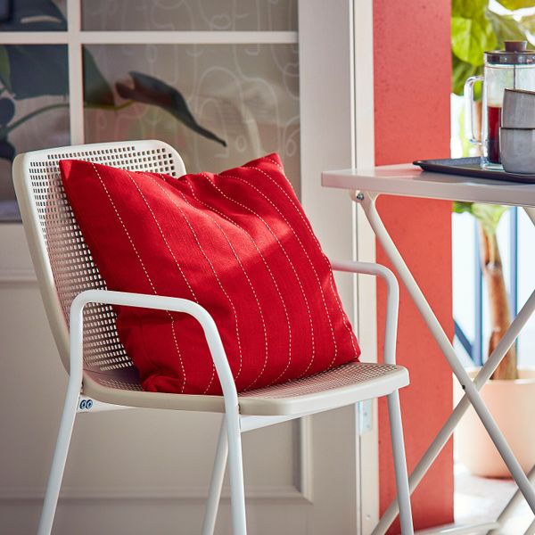 Стол + 4 кресла, для/сада, белый, бежевый 130 см IKEA TORPARÖ ТОРПАРЁ 294.136.70 - схема-чертеж с размерами