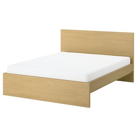 STORKLINTA Каркас кровати - под дуб/Leirsund 140x200 см