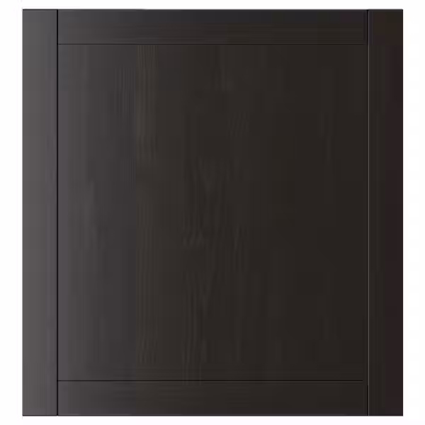 HANVIKEN Дверь - черно-коричневый 60x64 см - фото 1