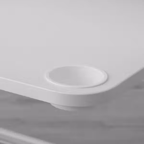 FREDDE Геймерский стол - белый 140/185x74x146 см - фото 5