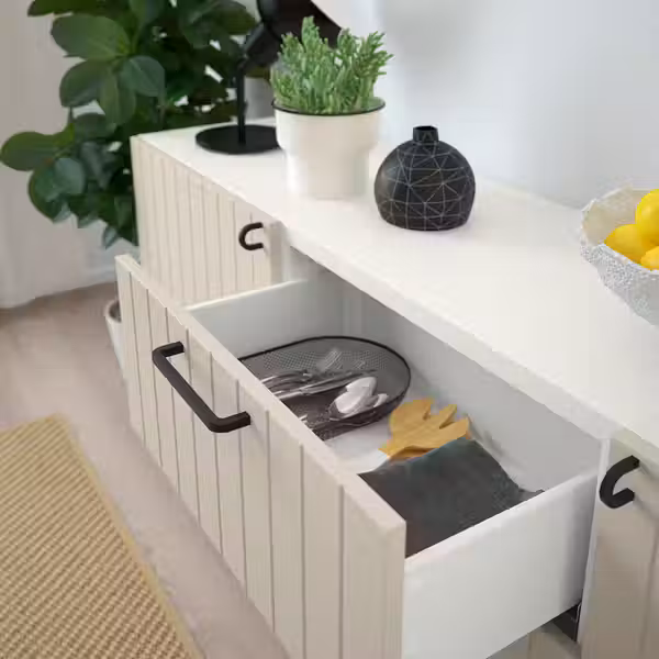 SUTTERVIKEN Фронтальная панель ящика - серо-бежевый 60x26 см - схема-чертеж с размерами