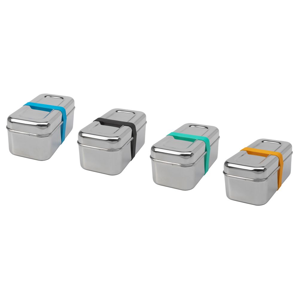 Контейнер с крышкой, 2 шт. СПРИДД, разные цвета (18x10x8 см) - фото 1