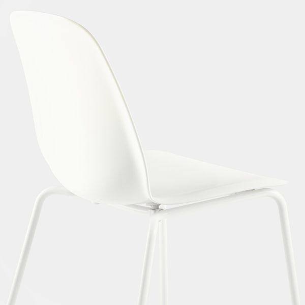 Стул, белый/Брур-Инге белый IKEA LEIFARNE ЛЕЙФ-АРНЕ 192.272.49 - фото 5