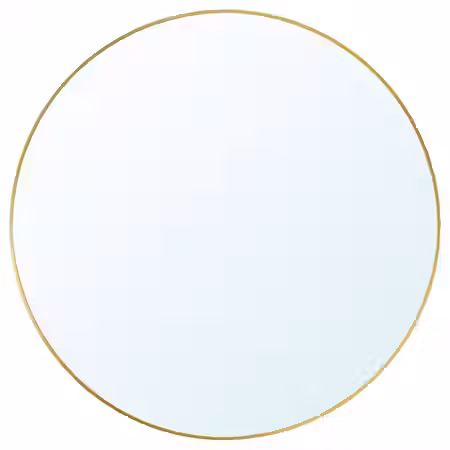 LINDBYN Зеркало - золотой 80 см