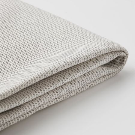 Чехол для стула, длинный, колбуда бежевый/темно-серый IKEA BERGMUND БЕРГМУНД 204.810.41