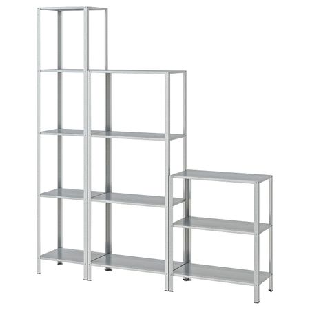 Стеллаж для дома, сада 160x27x74-183 см IKEA HYLLIS ХИЛЛИС 594.015.57