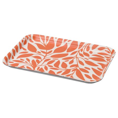 Поднос, оранжевый, 20x28 см IKEA HÖSTAGILLE 606.003.15