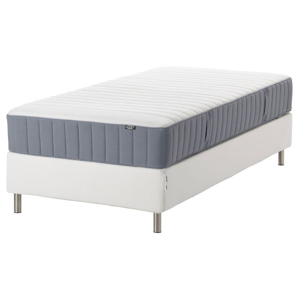 Тахта, 90x200 см, белый, жесткий голубой IKEA ESPEVÄR, VALEVÅG 393.899.19 - фото 2