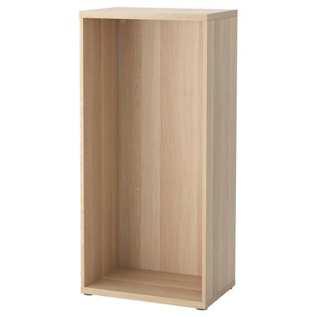 BESTÅ Каркас - под беленый дуб 60x40x128 см