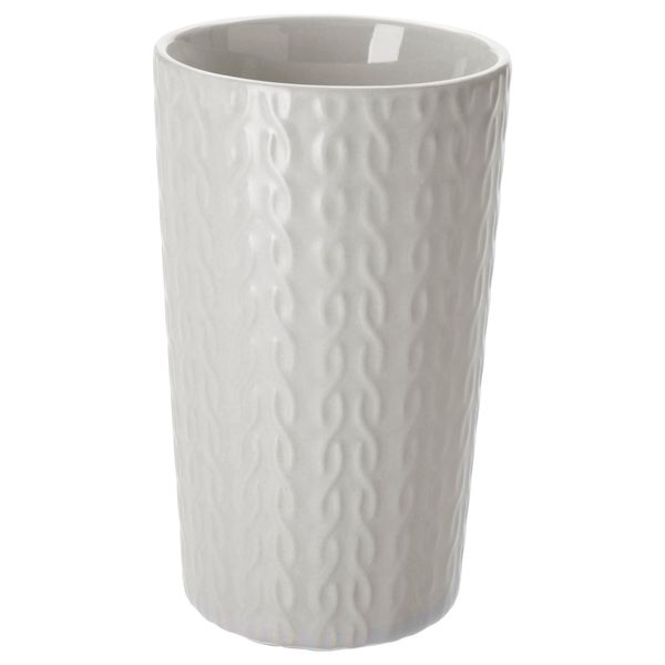 Стакан ВИНТЕР 2017, узор «плетение», светло-серый (35 сл) - фото 1