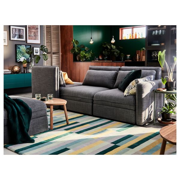 Ковер, короткий ворс, ручная работа/разноцветный 170x240 см IKEA KRÖNGE КРЁНГЕ 003.779.03 - фото 5