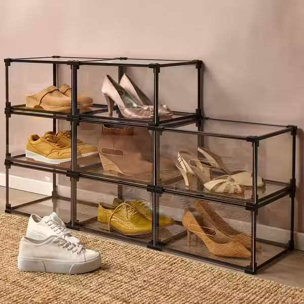 SKUFFEN СКУФФЕН Коробка для обуви - прозрачный 36x29x21 см - фото 5