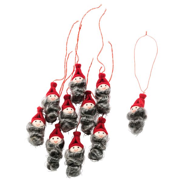 Украшение подвесное ВИНТЕР 2015, Санта Клаус - схема-чертеж с размерами