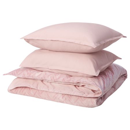 Пододеяльник и 2 наволочки, розовый, 240x220, 50x60 см IKEA NÅLGINST 305.678.12