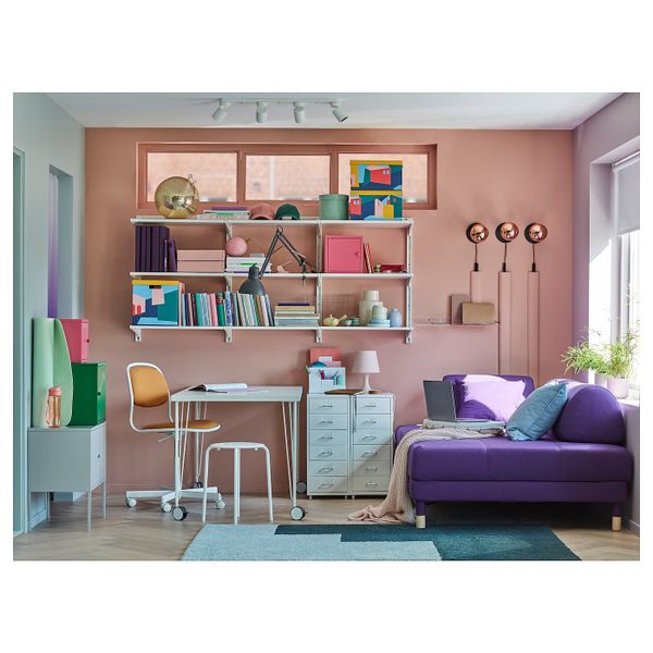 Стол, белый 120x60 см IKEA LINNMON ЛИННМОН / KRILLE КРИЛЛЕ 992.793.24 - схема-чертеж с размерами