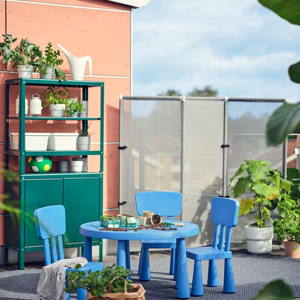 Садовая ширма, серый 185x150 см IKEA YTTERSKÄR ИТТЕРШЕР 205.094.84 - схема-чертеж с размерами