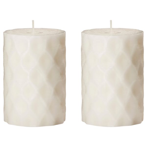 Формовая свеча, ароматическая РУТИН, медовое цветение белый, белый (10 см) - фото 1